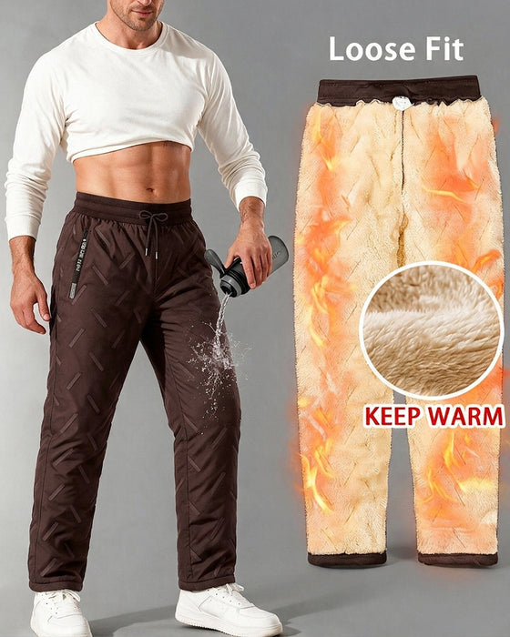 Herrenhose Warme Tasche Kordelzug