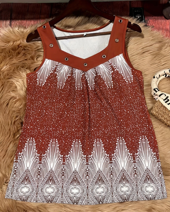 Tanktop Lässig Mode Vielseitig