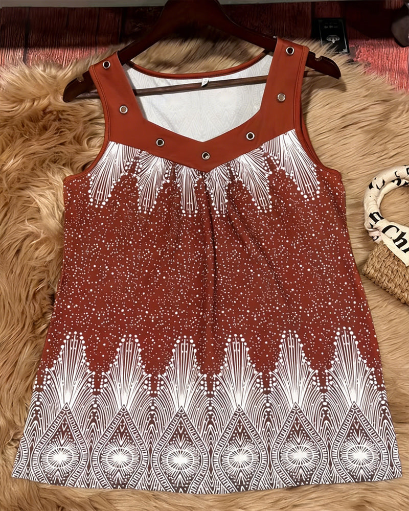 Tanktop Lässig Mode Vielseitig