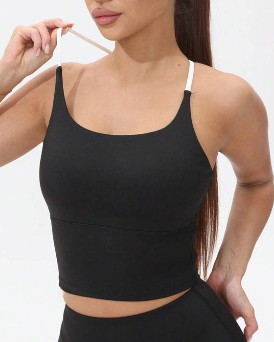 Sport-Tanktop mit integriertem Brustpolster