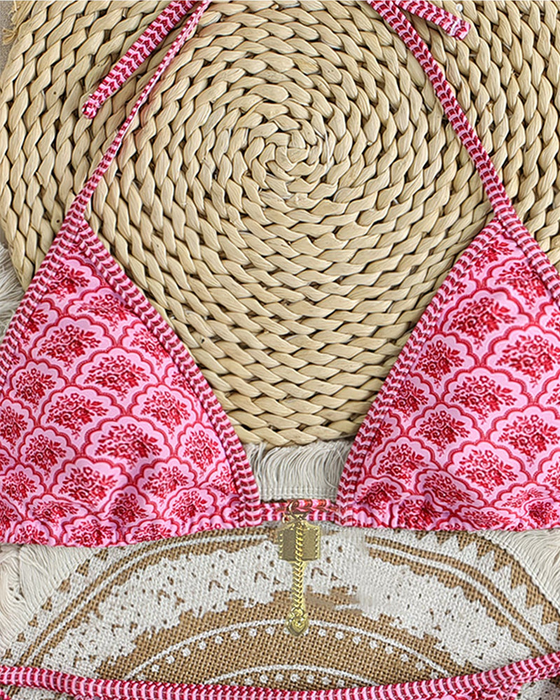 Bikini Sexy Rauten Muster