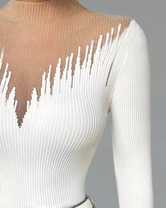 Pullover Lässig Mode Langarm