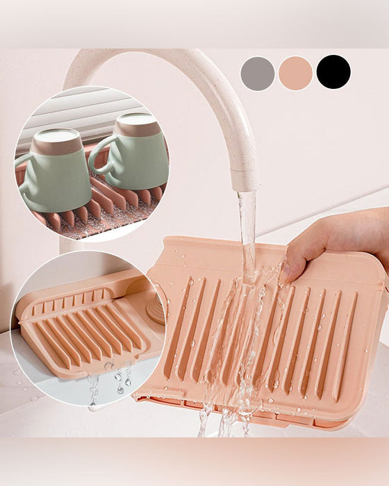 Knopf Silikon Wasserhahn Ablaufmatte-Promo