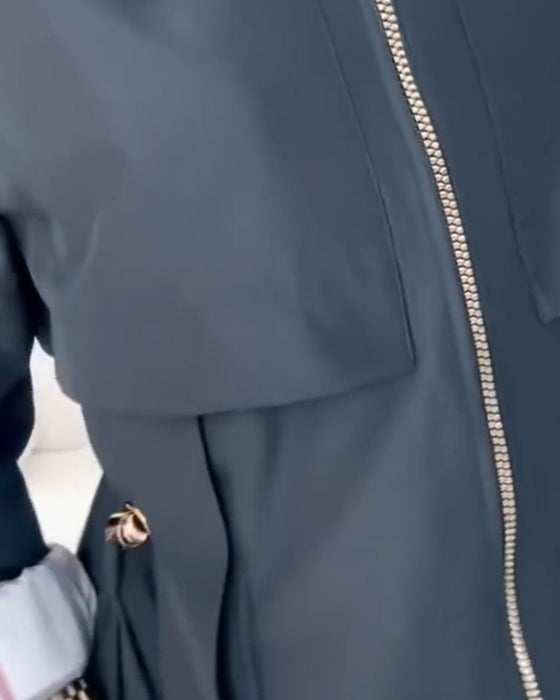 Jacke Trenchcoat Mit Kapuzen Merkmal