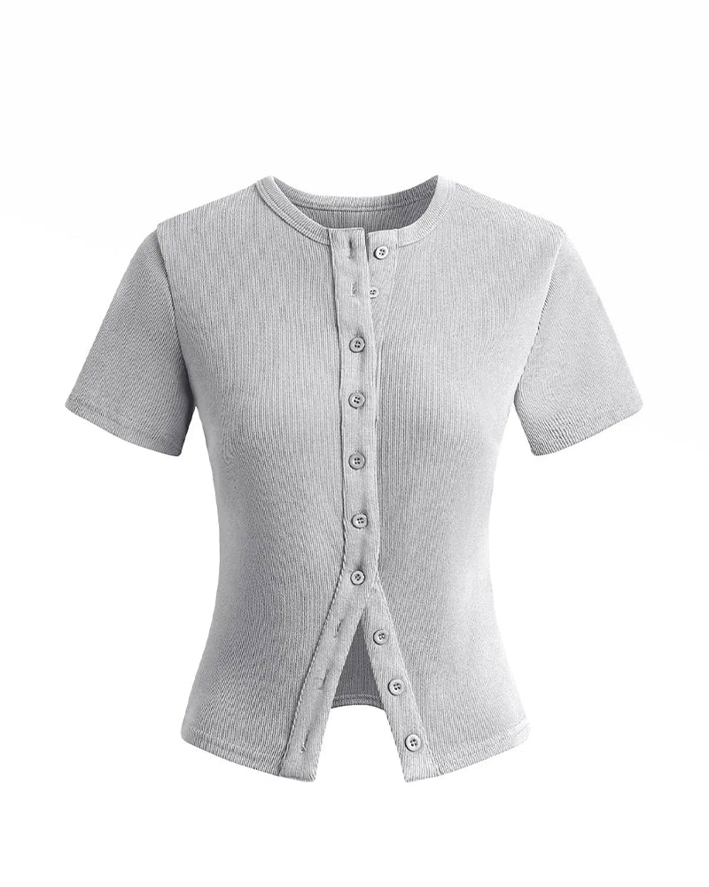 Kurze Schulterfreie Strickjacke