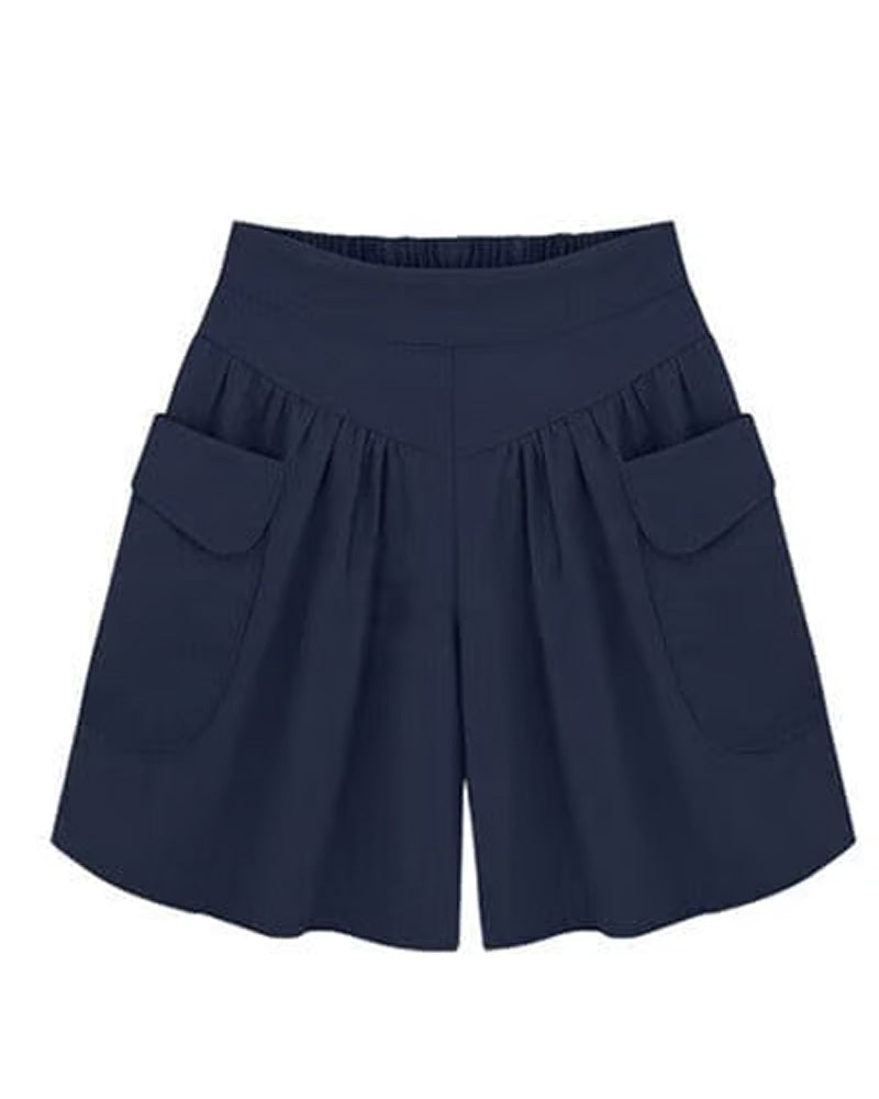 Shorts Locker Hochtailliert Schlankmachend