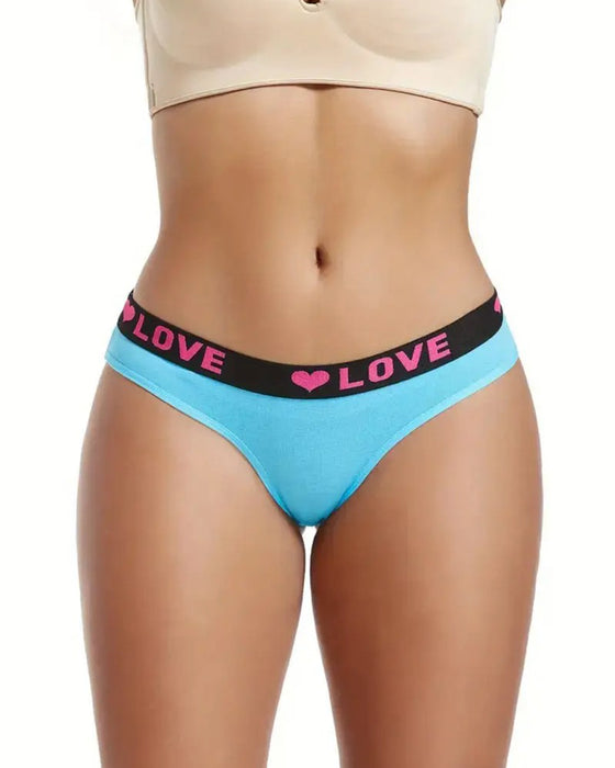 Slips Herzmuster niedrige Taille