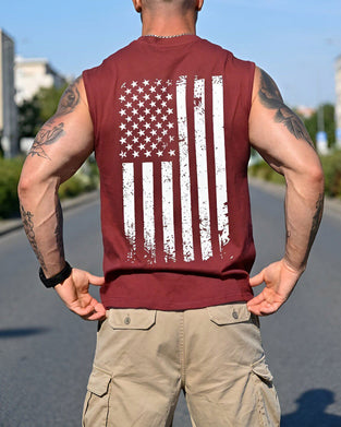 Tank Top Mode Druck Ärmellos