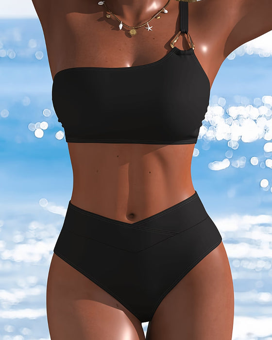 Bikini Asymmetrisch Metallring