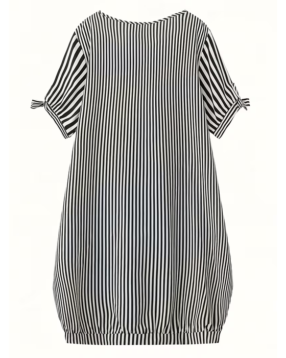 Kleid Gestreift Unregelmäßig