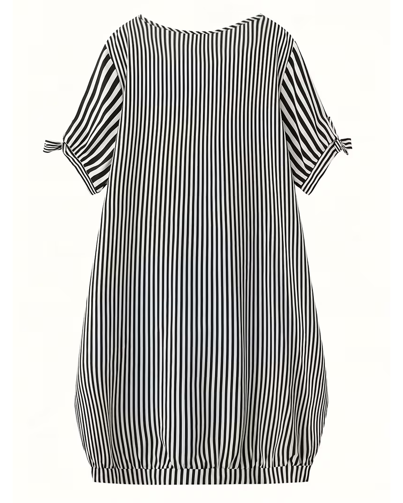 Kleid Gestreift Unregelmäßig