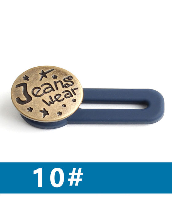 Federbelasteter Metall-Taillenverlängerungs-Knopf Für Jeans