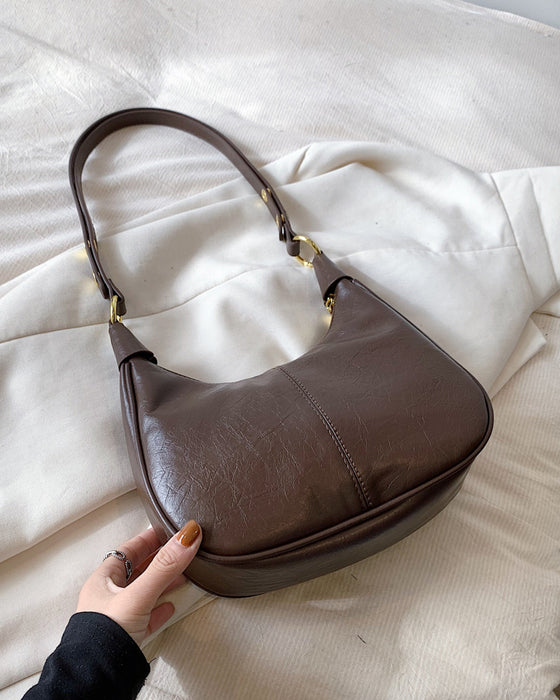 Tasche Gewachstes Leder Achsel