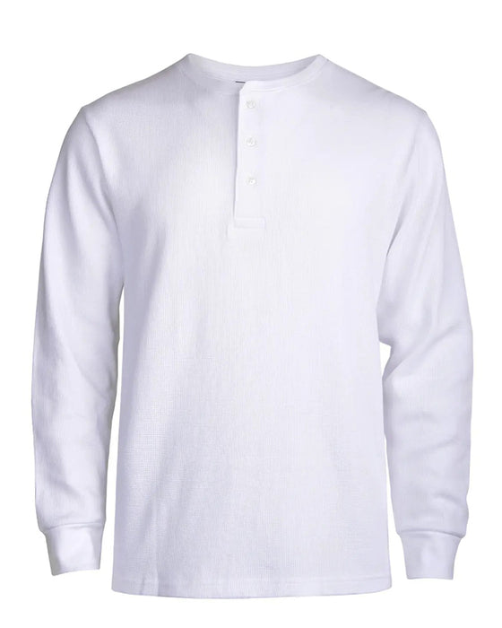Hemd Rundhals Henley Langarm