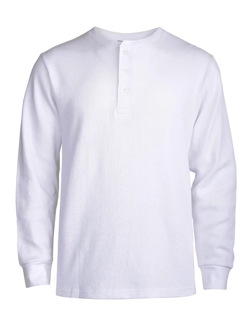 Hemd Rundhals Henley Langarm