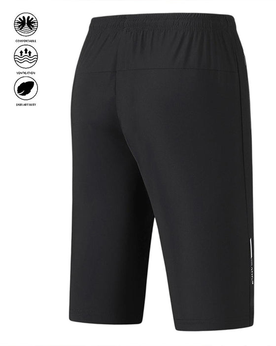 Hosen Kühlend Dehnbar Elastische Taille Kordel Schnell Trocknend Aktiv