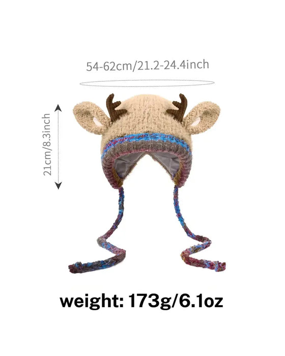 Original Design Festliche Weihnachtsgeweihmütze