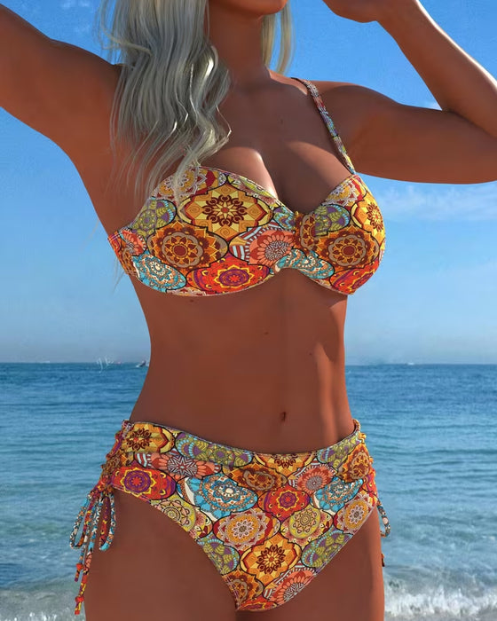 Bikini Schnürung Ring Druck