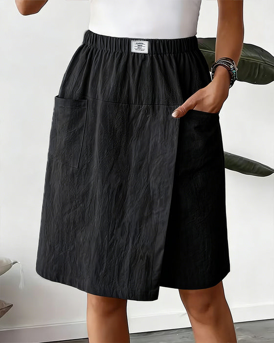 Shorts 100% Baumwolle Lässig Tasche Design