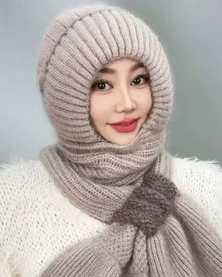 Damen Winddichte Mütze Mit Ohrenschutz