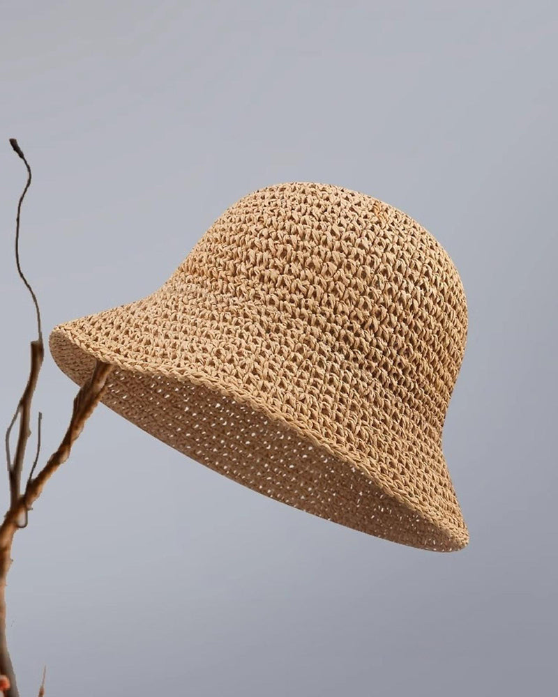 Hut Outdoor Gewebter Stroh