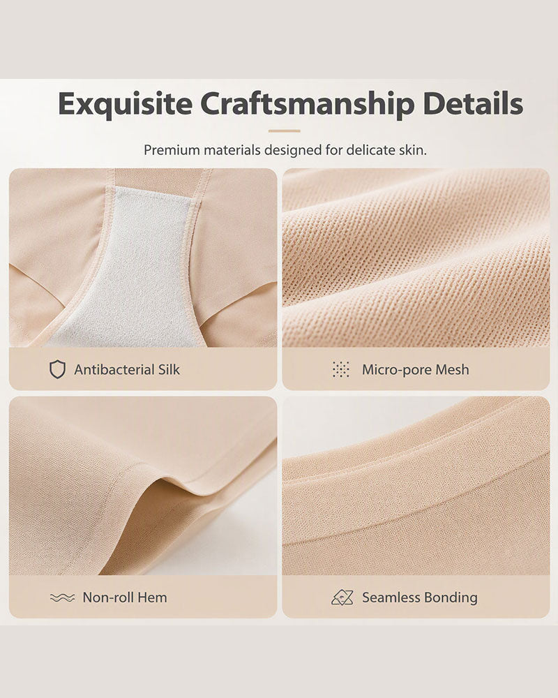 Nahtlose Bauchkontrolle Sicherheits-Shorts Für Damen
