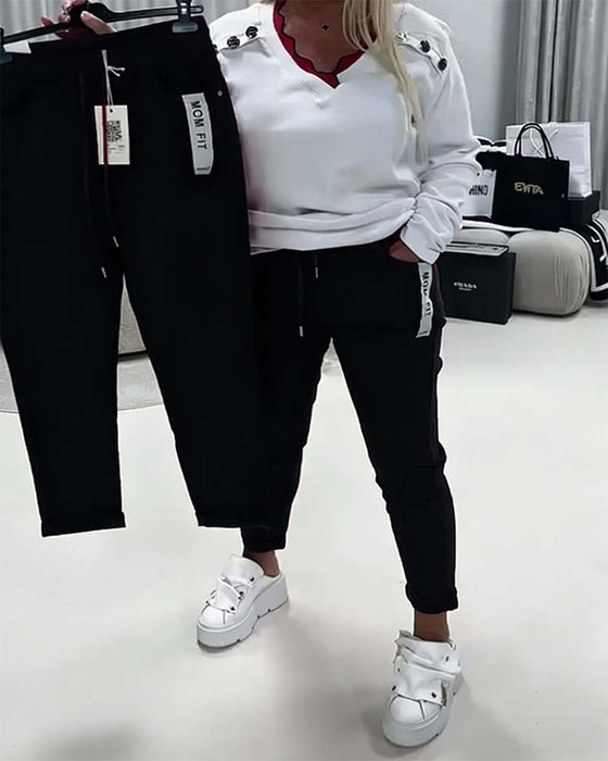 Hose Mode Stretch Kordelzug