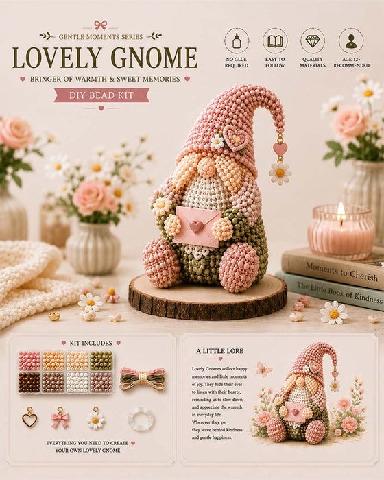🔥 💕Gemütliches Gnome Diy Perlenkit Sammlung – Sammle Alle 7 Gnome