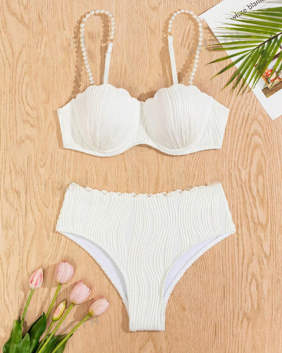 Bikini Perlenstrumpfhalter sexy