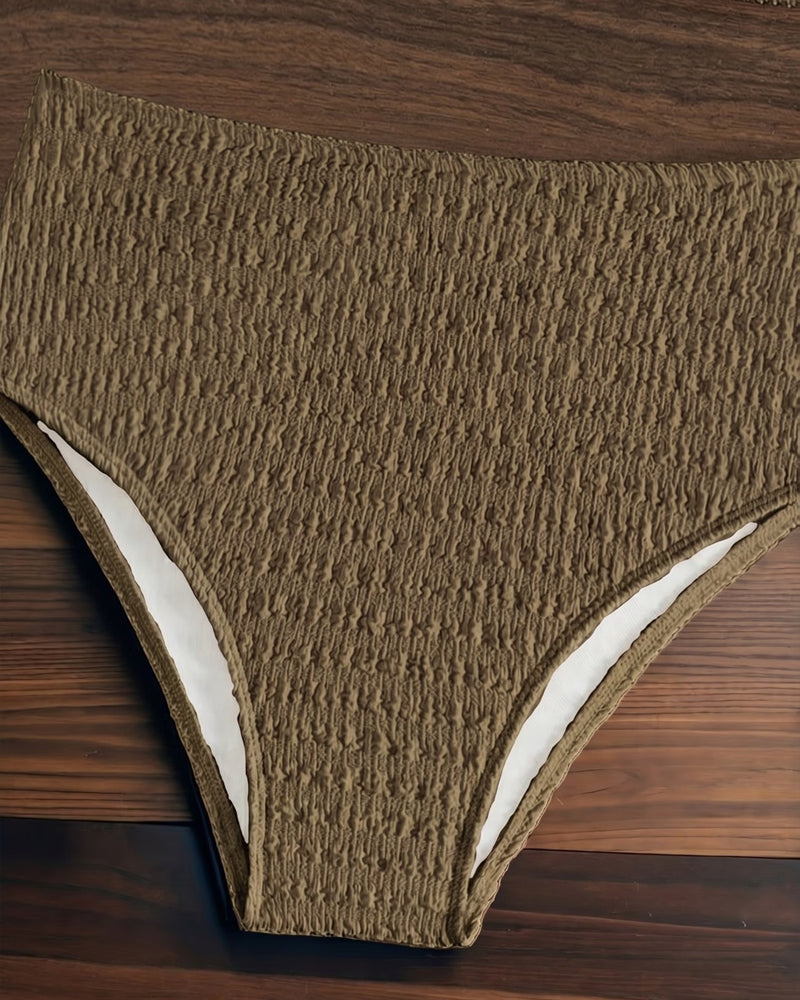 Bikini V-Ausschnitt Hohe Taille
