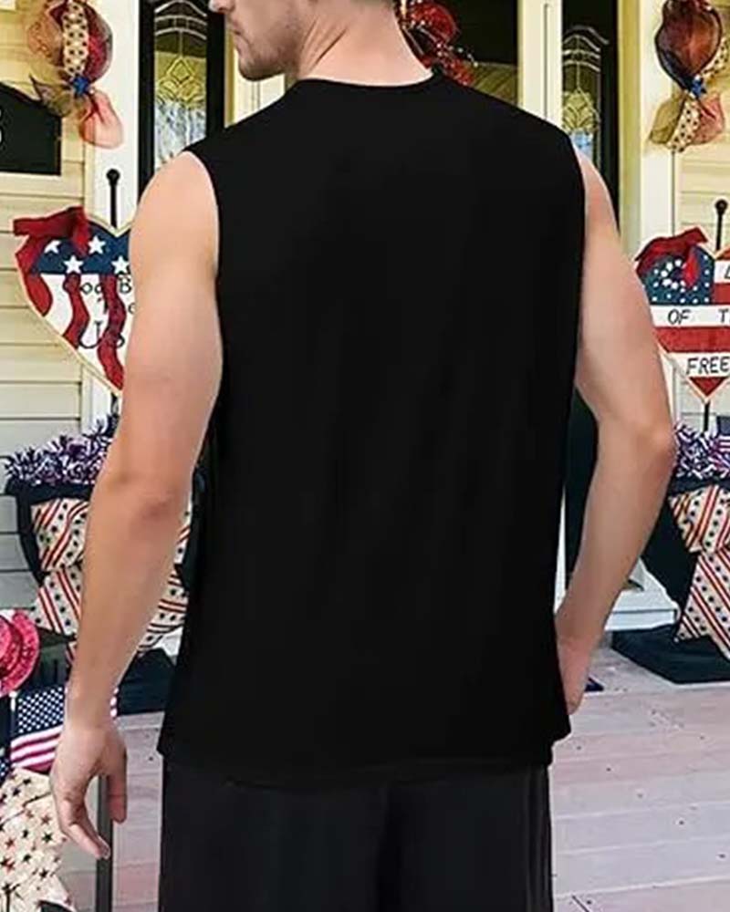 Herren-Tanktop Lässig Ärmellos