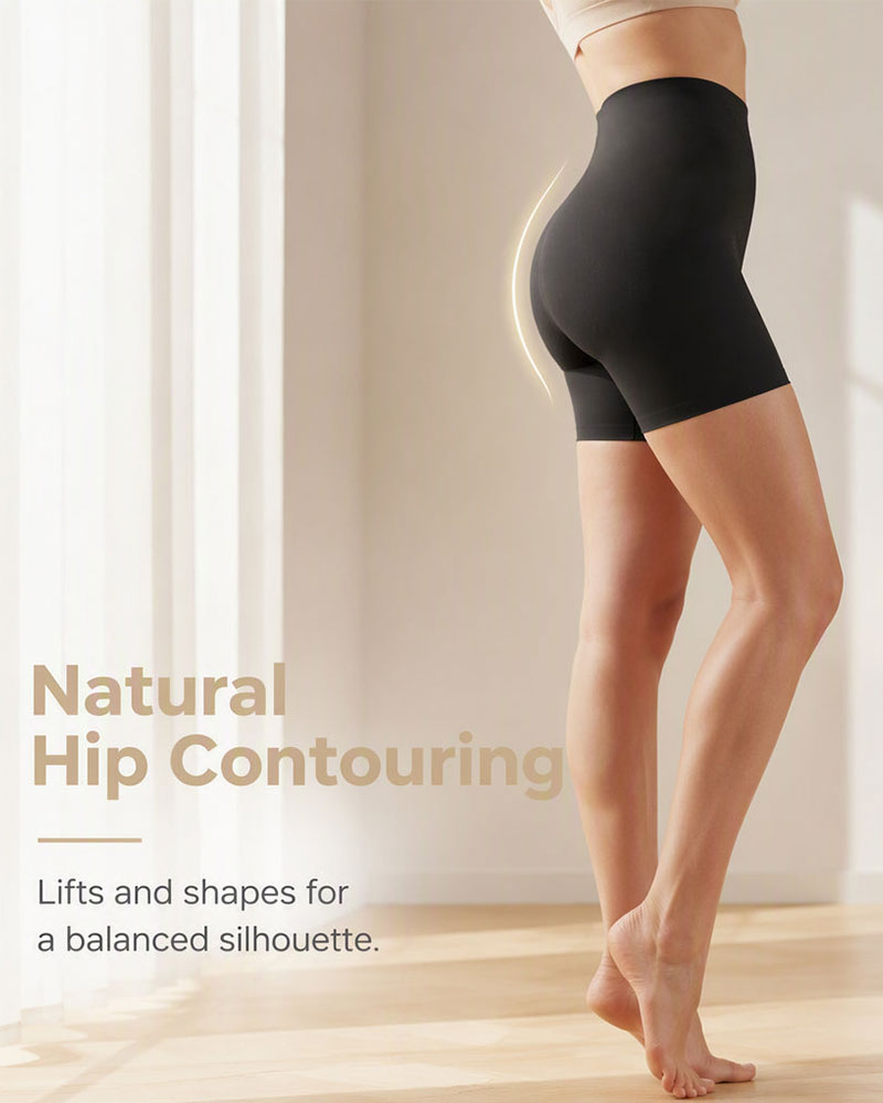 Nahtlose Bauchkontrolle Sicherheits-Shorts Für Damen