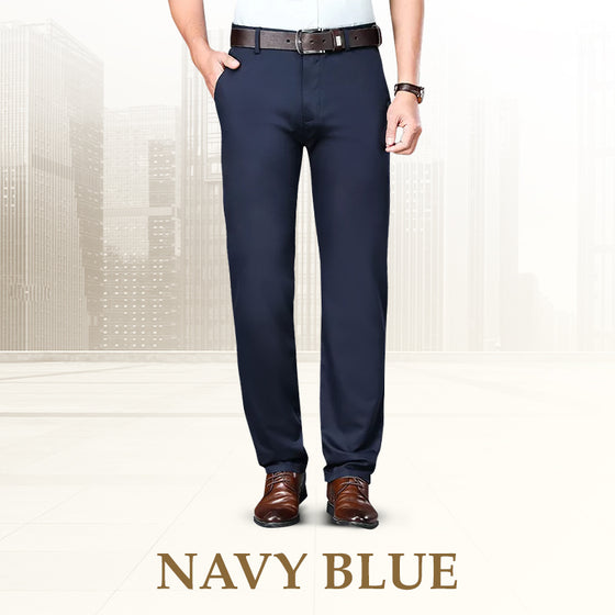 Herrenhose mit hoher Dehnbarkeit in Straight Fit