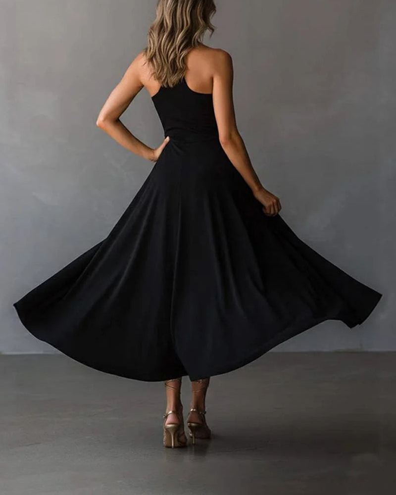 Kleid Modisch Halterneck