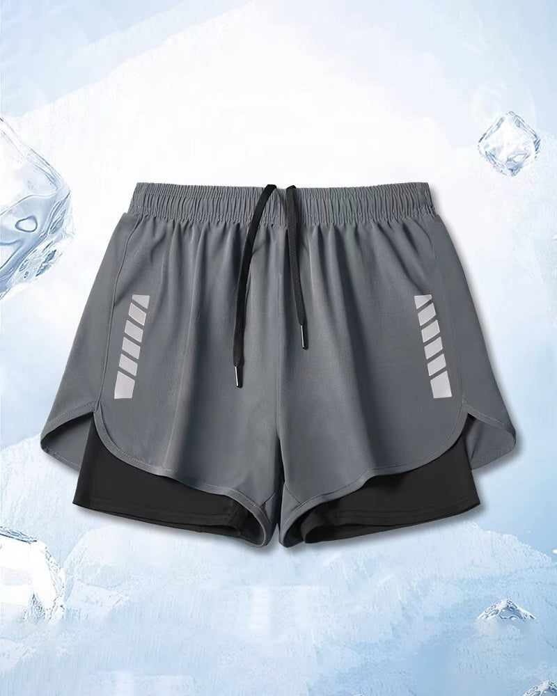 Herren Shorts Boxerstil Doppellage Bescheidenheit