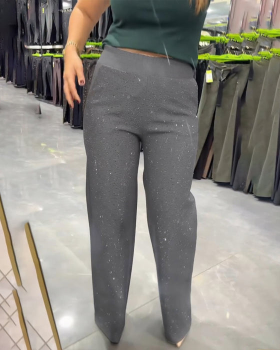 Modische und lässige Weite-Hose