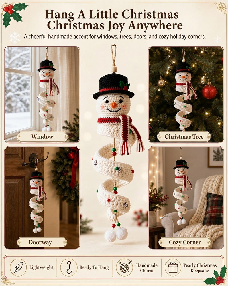 ☃️ DIY Set Schneemann In Spirale Häkeln