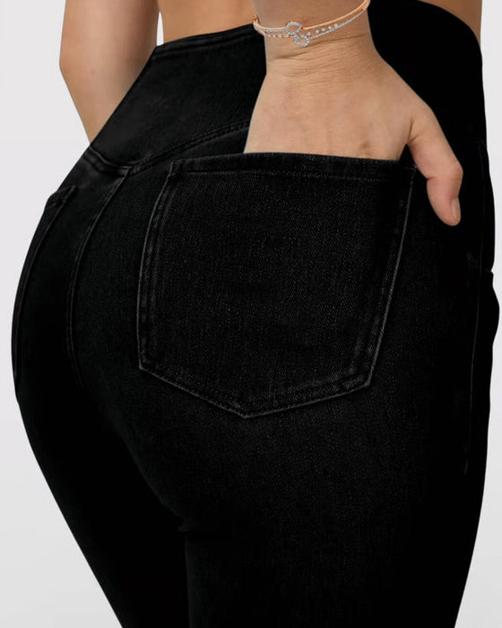 Hose Hohe Dehnbarkeit Mode Tasche Schlag