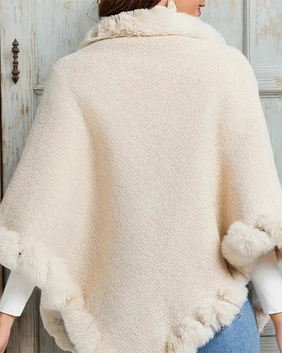 Schal Ultrwarm Gestrickt Frau