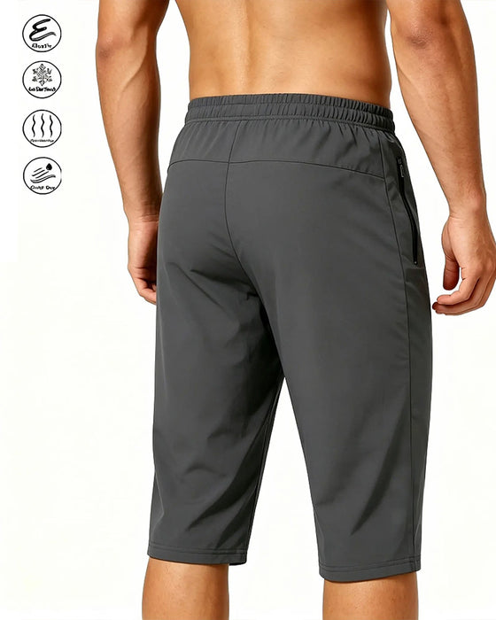 Hosen Kühlend Dehnbar Elastische Taille Kordel Schnell Trocknend Aktiv