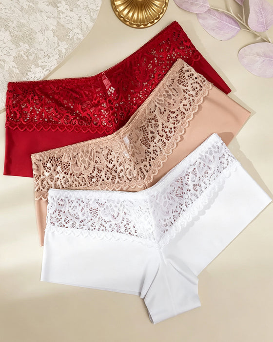 Dessous Atmungsaktiv Hohler Ausschnitt Damen Boxer