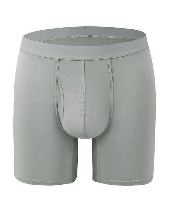 Herren Einfarbig Bambusfaser Dehnbare Boxershorts, Atmungsaktive Bequeme Unterwäsche Für Den Täglichen Gebrauch, Lässige Herren Unterwäsche Für Alle Jahreszeiten