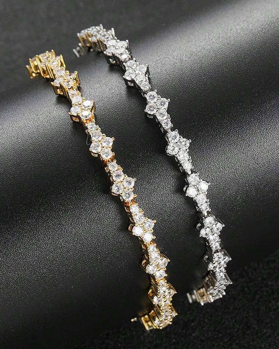 Armband Klassisch Funkelnd Kubischer Zirkon Gedenkschmuck