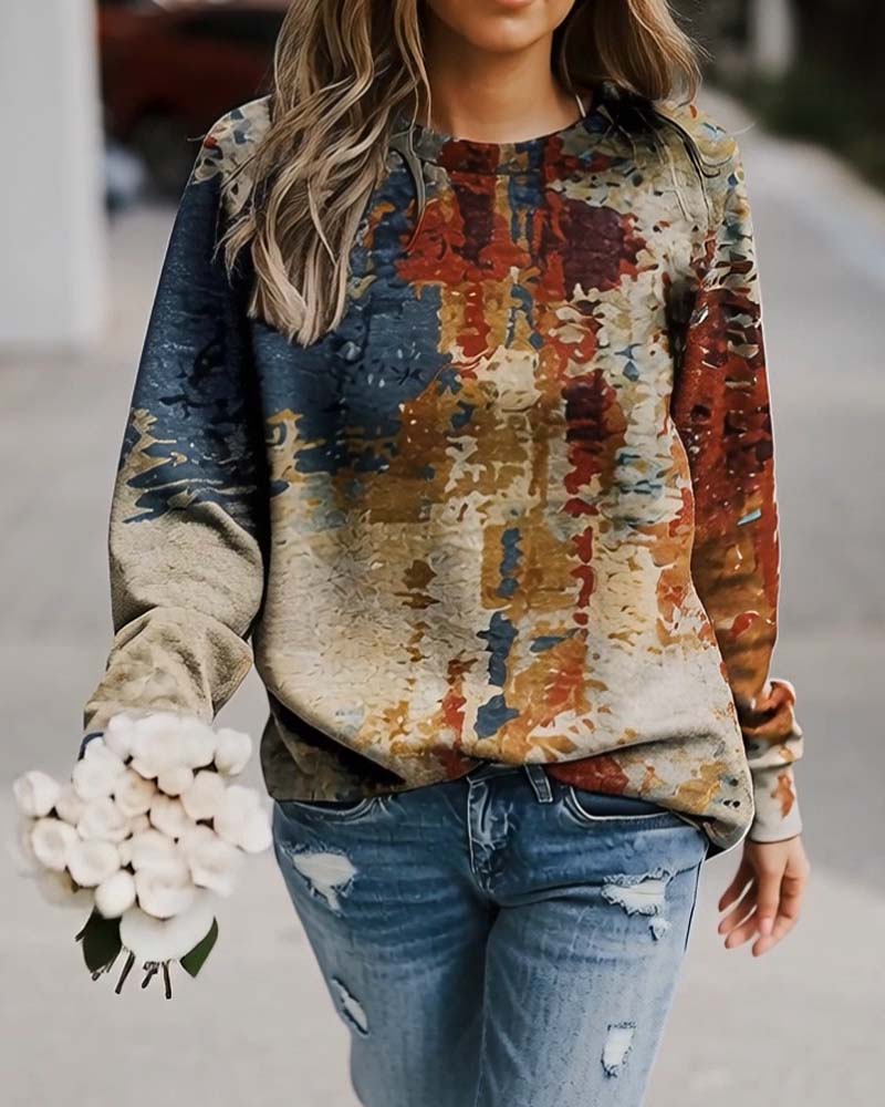 Top Vintage Gedruckt Leger