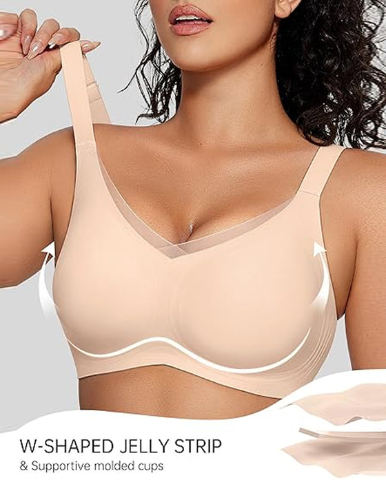 Damen-BH ohne Bügel mit V-Mesh – bequemer und stützender Bralette