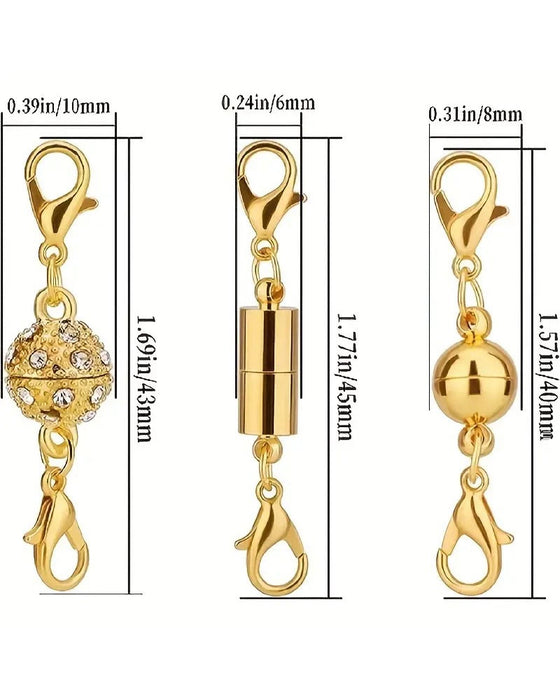 12er-Pack Magnetische Halskettenverschlüsse Und Schließen