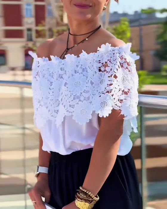 Bluse Spitze Modedesign