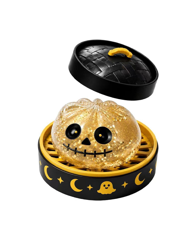 Halloween-Set Mit Süßen Gruseligen Geister-Maruko-Quetsch-Spielzeugen, Mini-Tragbarer Stressball, Sensorische Produkte Für Halloween-Artikel, Füllung Für Party-Tüten & Mini-Geschenke