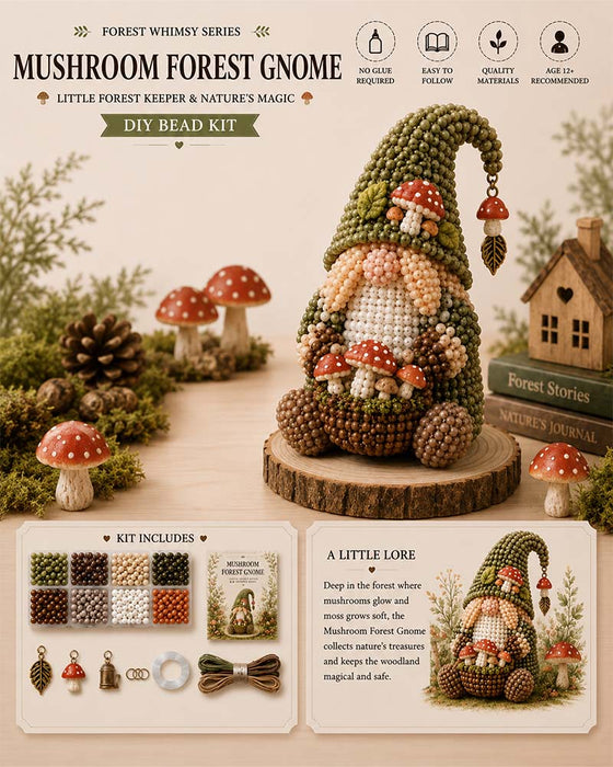 🔥 💕Gemütliches Gnome Diy Perlenkit Sammlung – Sammle Alle 7 Gnome