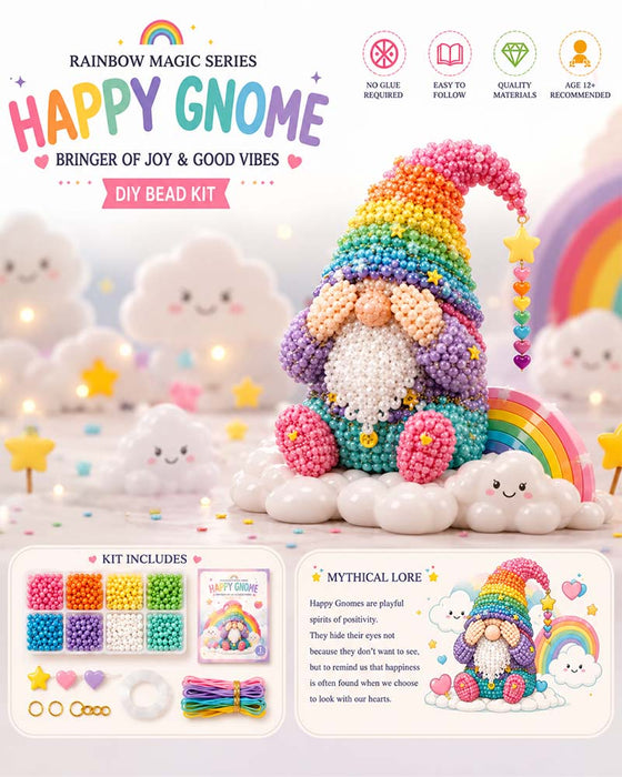 🔥 💕Gemütliches Gnome Diy Perlenkit Sammlung – Sammle Alle 7 Gnome